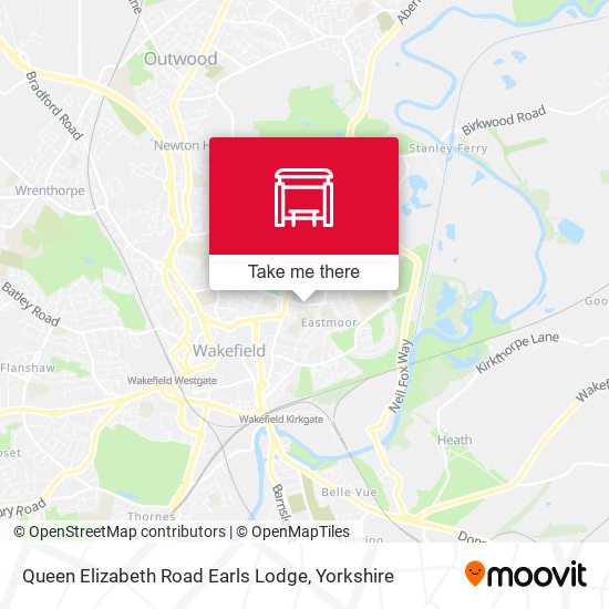 Queen Elizabeth Road Earls Lodge map