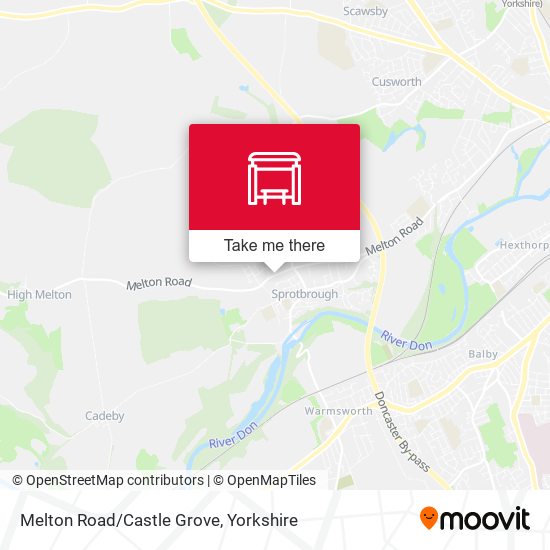Melton Road/Castle Grove map