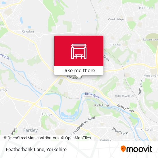 Featherbank Lane map
