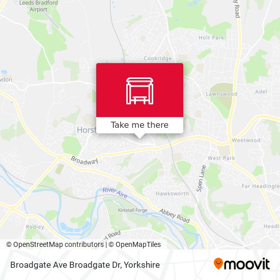 Broadgate Ave Broadgate Dr map