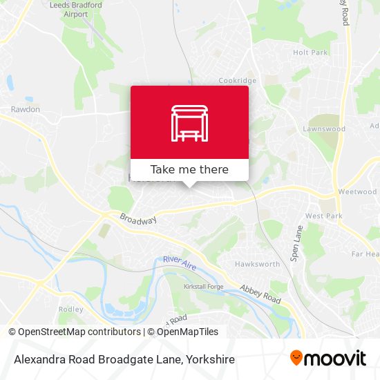 Alexandra Road Broadgate Lane map