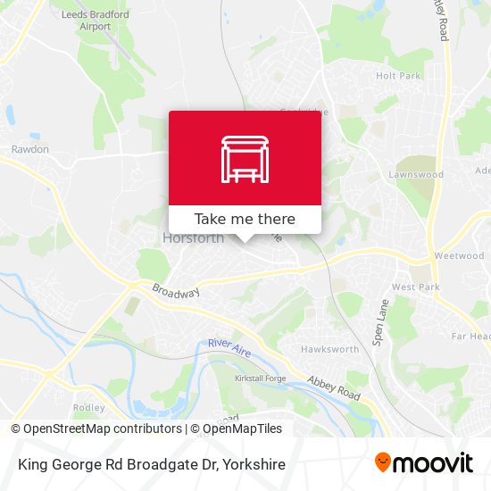 King George Rd Broadgate Dr map