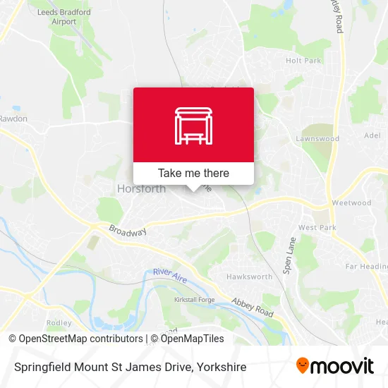 Springfield Mount St James Drive map