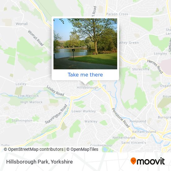 Hillsborough Park map