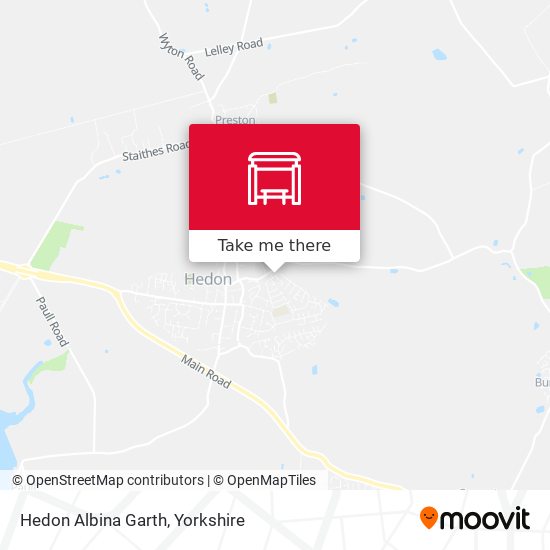 Hedon Albina Garth map
