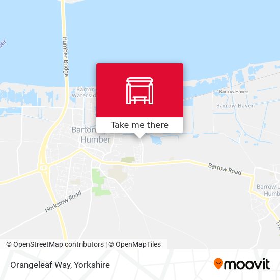 Orangeleaf Way map