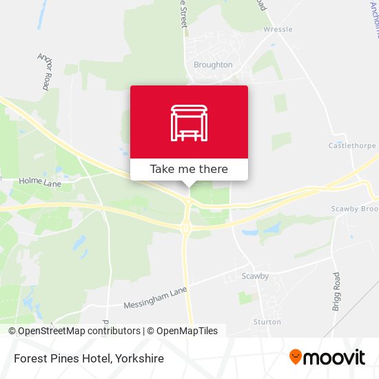 Forest Pines Hotel map