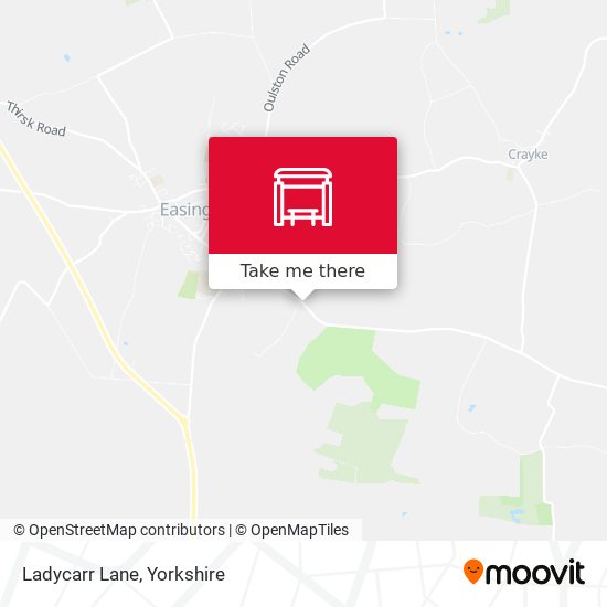 Ladycarr Lane map