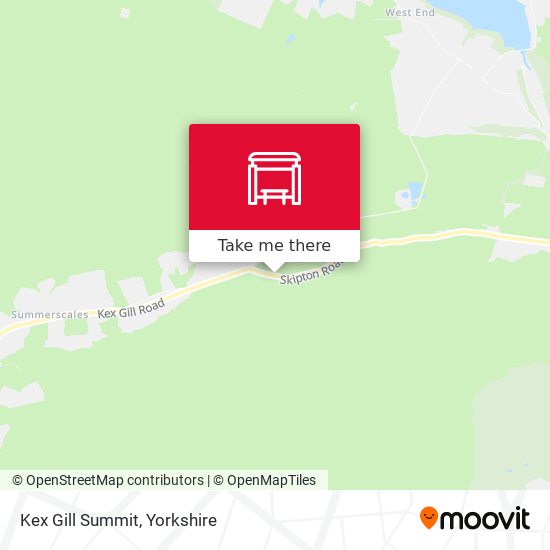 Kex Gill Summit map