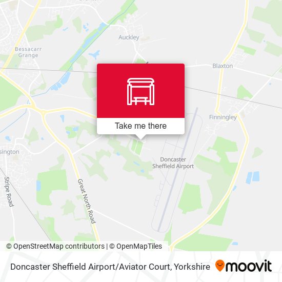 Doncaster Sheffield Airport / Aviator Court map