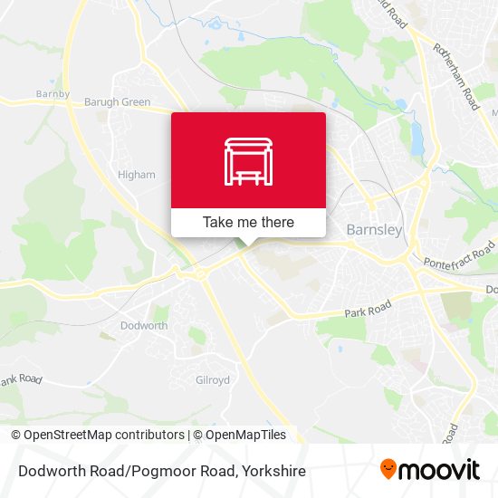 Dodworth Road/Pogmoor Road map