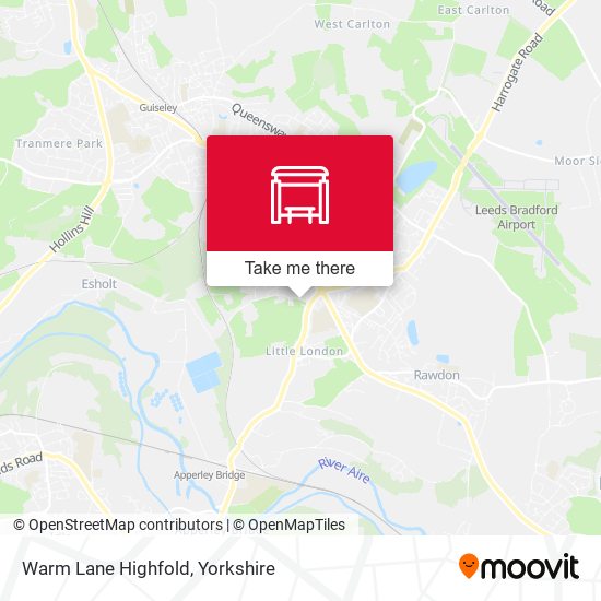 Warm Lane Highfold map