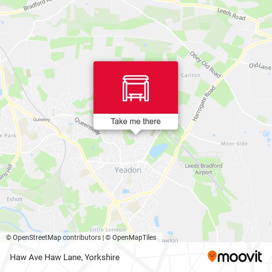 Haw Ave Haw Lane map