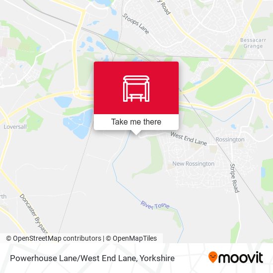 Powerhouse Lane/West End Lane map