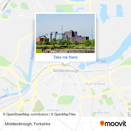 Middlesbrough map