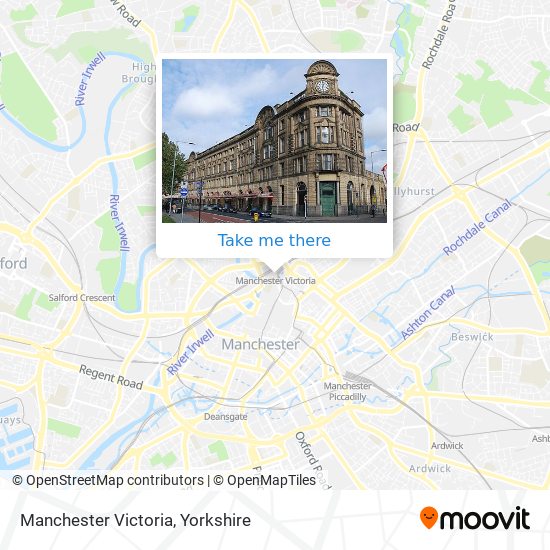 Manchester Victoria map