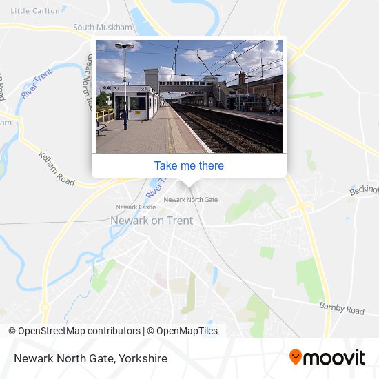 Newark North Gate map