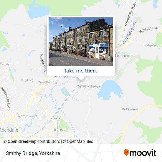 Smithy Bridge map