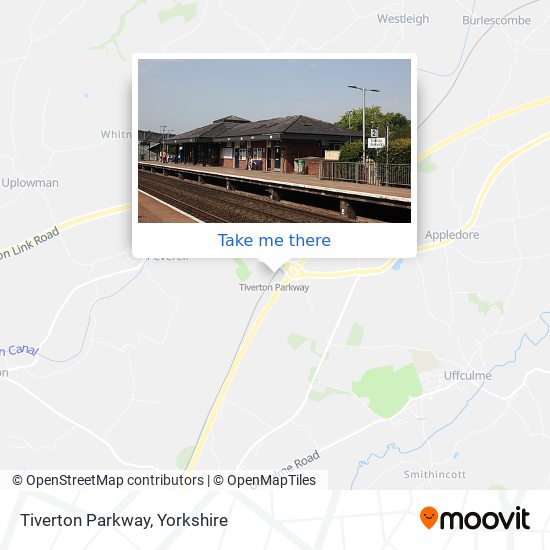 Tiverton Parkway map