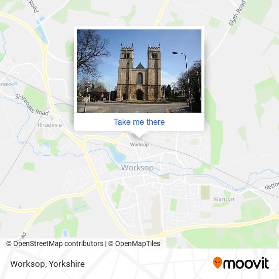 Worksop map