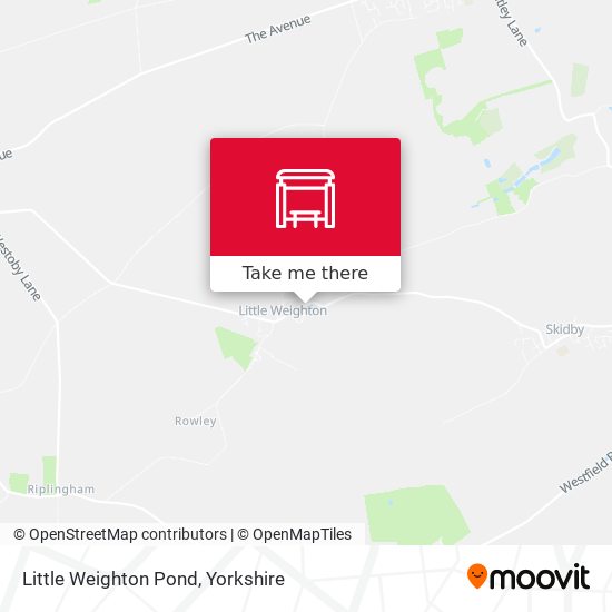 Little Weighton Pond map
