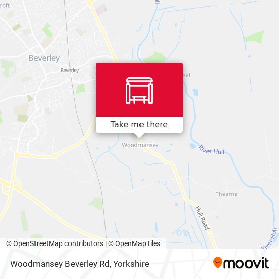 Woodmansey Beverley Rd map