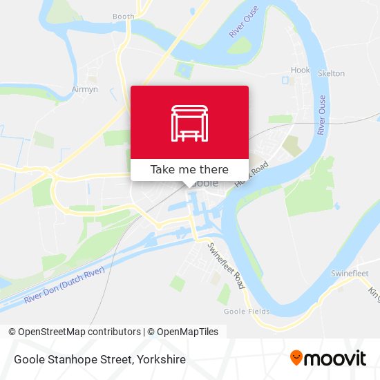 Goole Stanhope Street map