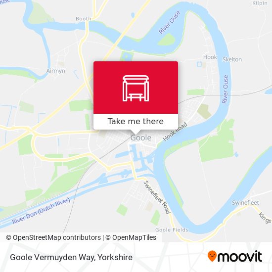 Goole Vermuyden Way map