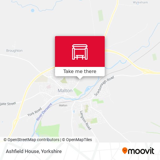 Ashfield House map