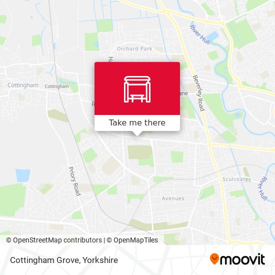 Cottingham Grove map