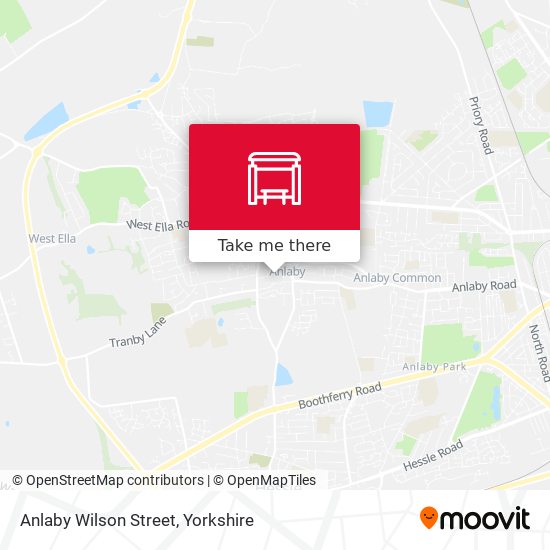 Anlaby Wilson Street map