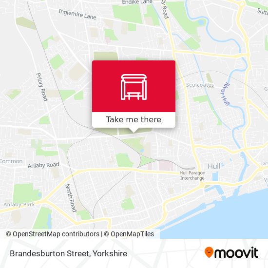 Brandesburton Street map
