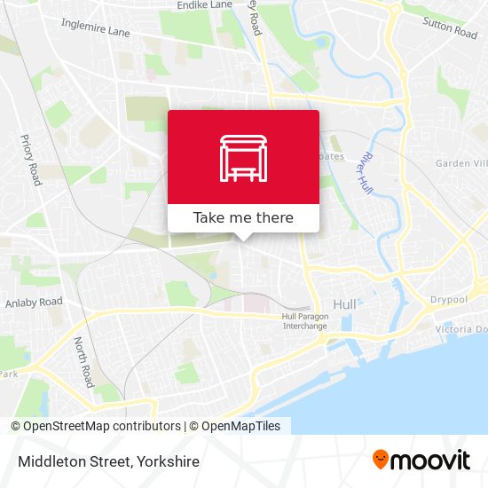 Middleton Street map