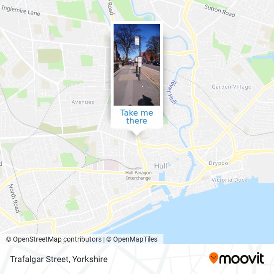 Trafalgar Street map