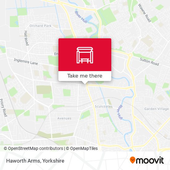 Haworth Arms map