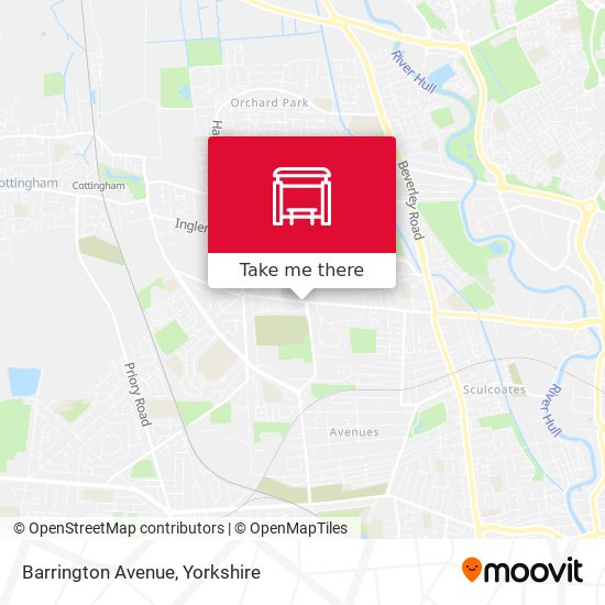 Barrington Avenue map