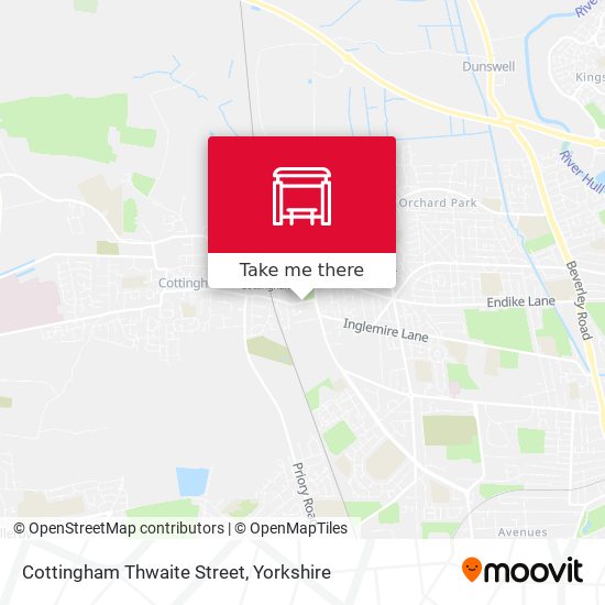 Cottingham Thwaite Street map