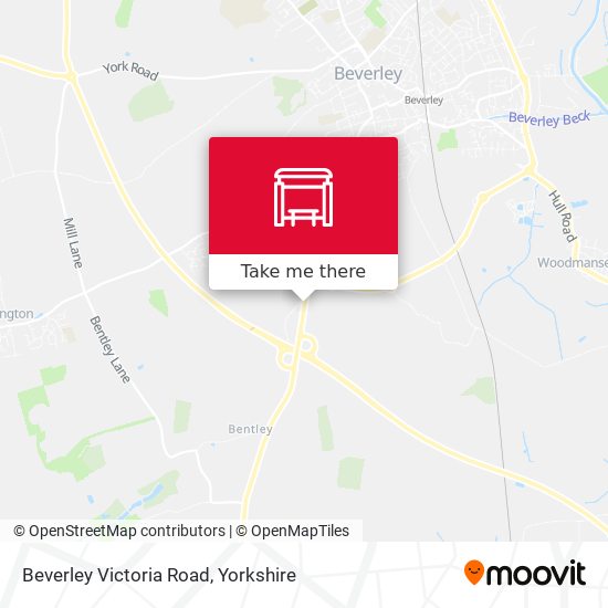 Beverley Victoria Road map