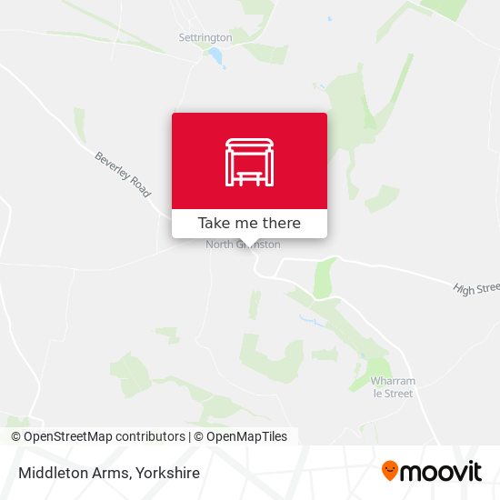 Middleton Arms map