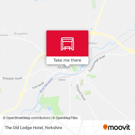 The Old Lodge Hotel map
