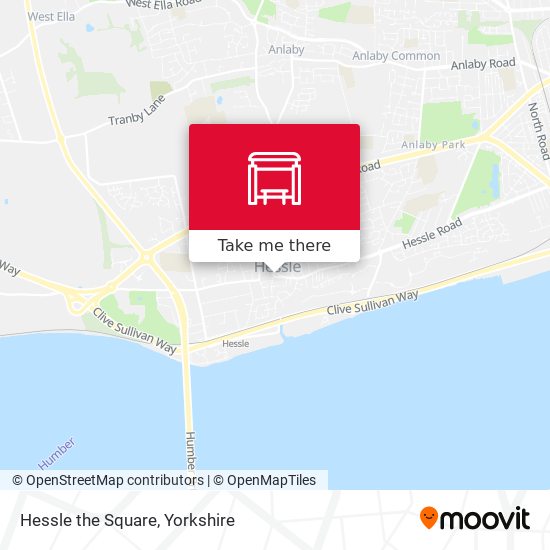 Hessle the Square map