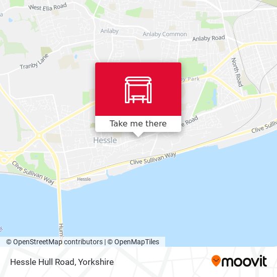 Hessle Hull Road map