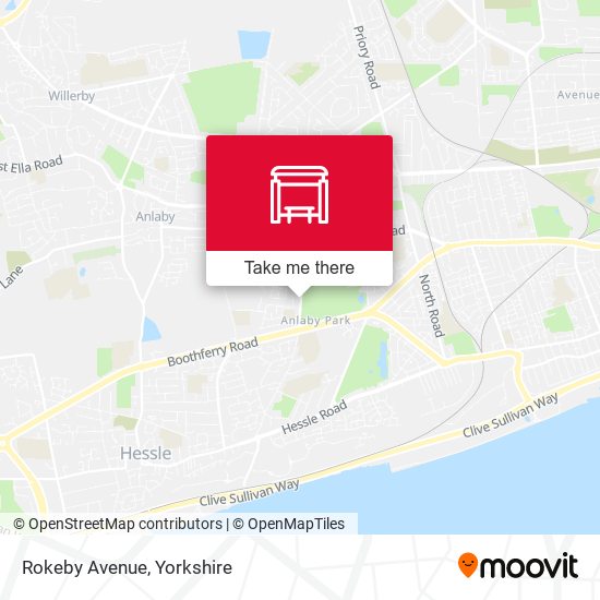 Rokeby Avenue map