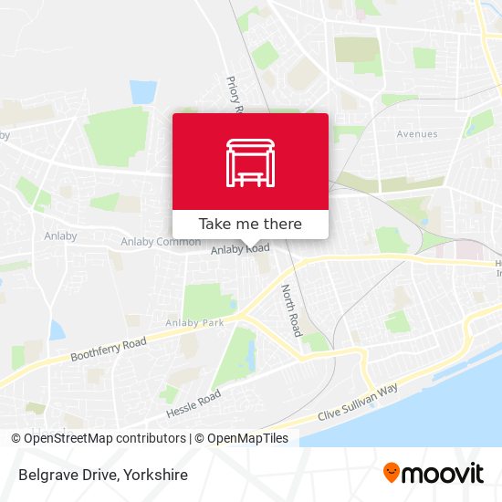 Belgrave Drive map