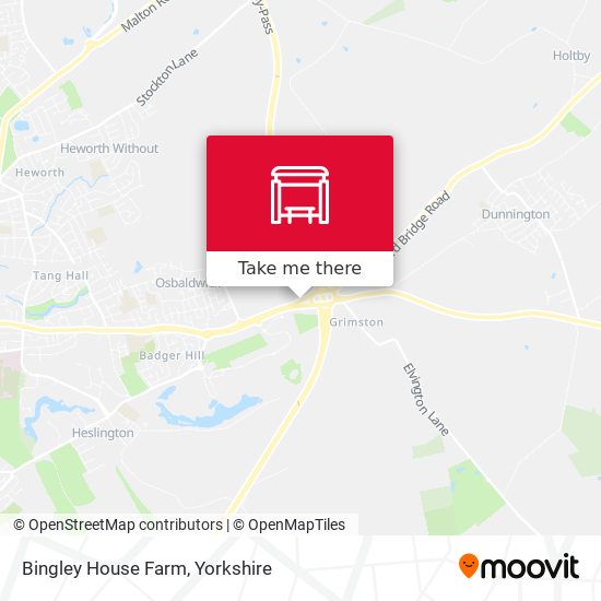 Bingley House Farm map