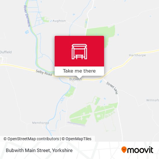 Bubwith Main Street map