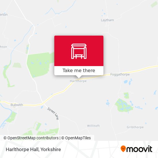 Harlthorpe Hall map