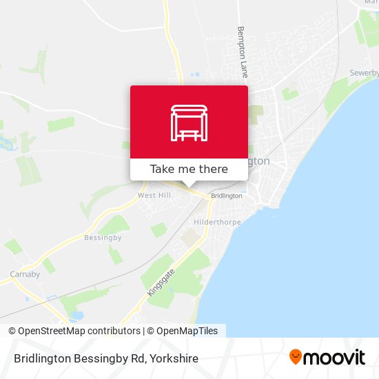 Bridlington Bessingby Rd map