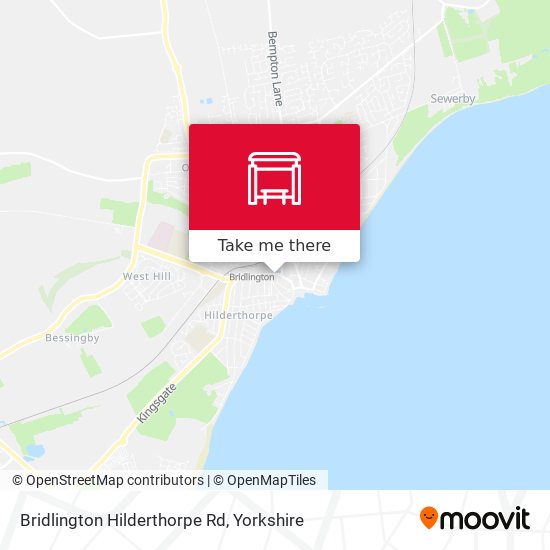 Bridlington Hilderthorpe Rd map