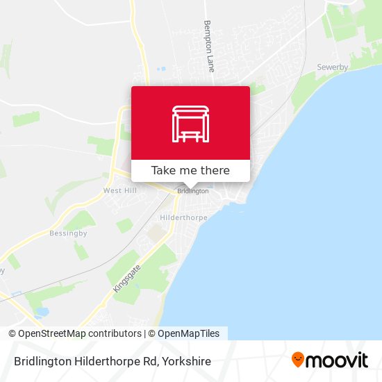 Bridlington Hilderthorpe Rd map